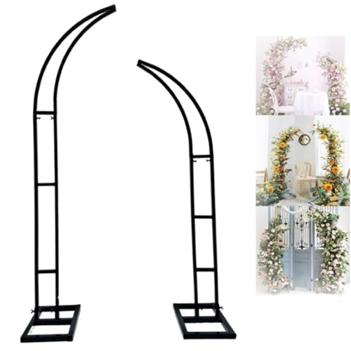 Arche de jardin en métal demi-lune 150-180 cm pour déco mariage