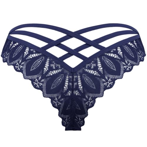 Image of Avidlove Womens Underwear Lace Cheeky Panties Criss Cross Back Bikini Thongs Sexy Undies
