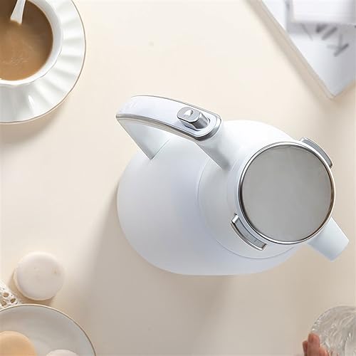 Tetera eléctrica de acero inoxidable 2L blanca miniatura 6