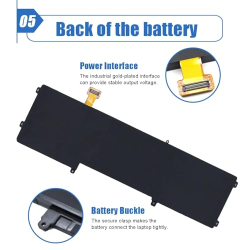 Image of BETTY4 Laptop Battery Replacement for Razer Blade 2016 14 inch V2 Series Notebook 3ICP4 /56 /102-2 RZ09-0195 RZ09-0165 RZ09-01953E72 RZ09-01952E72 RZ09-01652E21 RZ09-01953W52 11.4V 70Wh