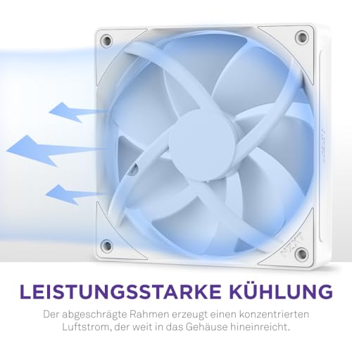 NZXT F120P - 120mm Static-Pressure PC-Lüfter - Weiß – Ansicht 4