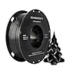 PETG Filament 1.75mm 1kg, TINMORRY 3D Printer Filament PETG Tangle-vrije 3D-printmaterialen, 1 spoel, zwart