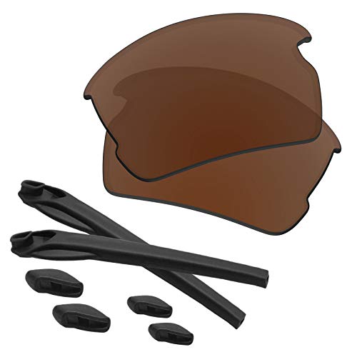 Image of Flak 2.0 Lenses & Rubber Kits Replacement for Oakley Sunglass OO9295 Polarized