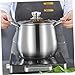 Imagen de MAGICLULU Olla De De Acero Inoxidable Con Tapa Para Cocinar Sopas y Guisos Resiste Altas Temperaturas Para Cocina Familiar