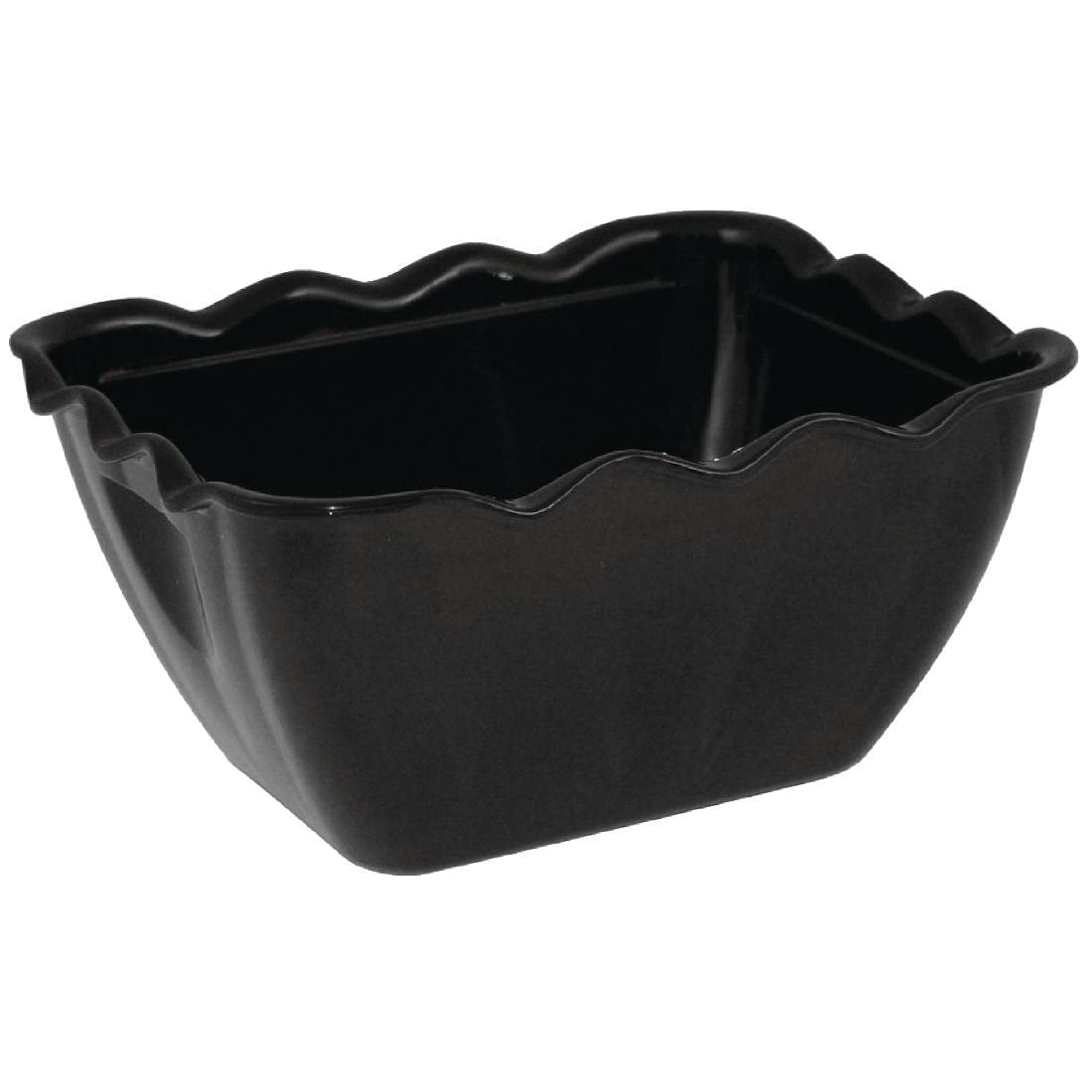 OlympiaKristallon Small Salad Crock Black SAN - 0.75Ltr 165x135x85mm