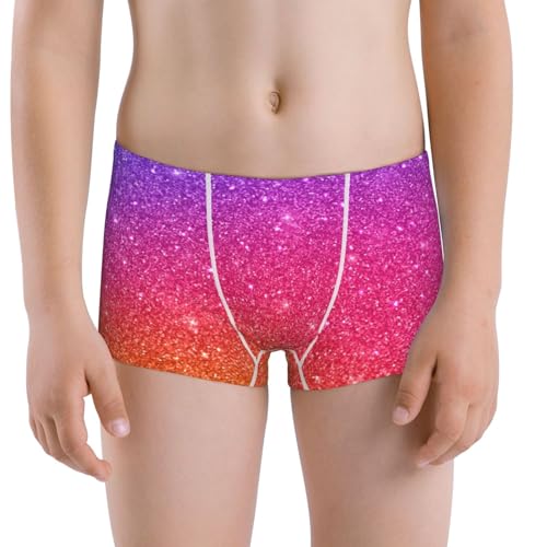 Boys' Cotton Boxer Brief Soft Underwear-Holiday Shiny