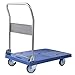 Produktbild Jeanoko 5 Zoll empfindliche Faltbare Pritschenwagen Plattformwagen 87 x 55 cm Ladung für den Transport