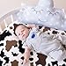 4 Pack Western Cowboy Crib Sheets Neutral Breathable Fitted Baby Sheets Nursery Sheets for Baby Boys or Girls (Bassinet Sheet)