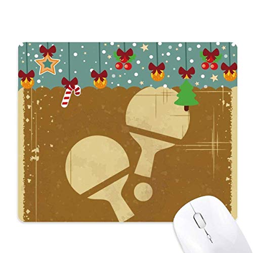 Tapis de souris motif tennis de table bureau caoutchouc antidérapant