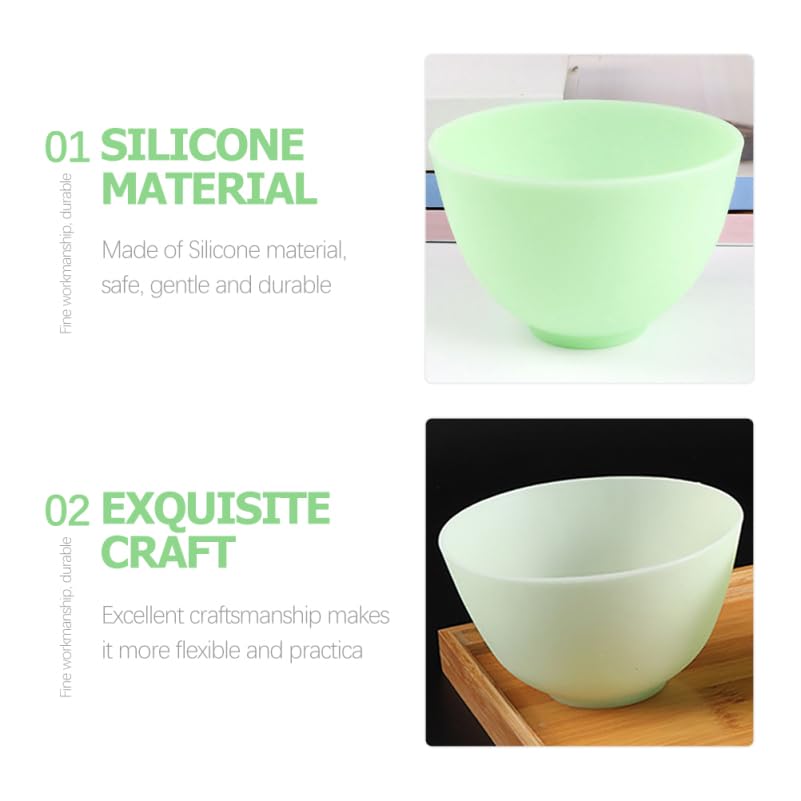 Set de 5 tazones de silicona para mezclar miniatura 4