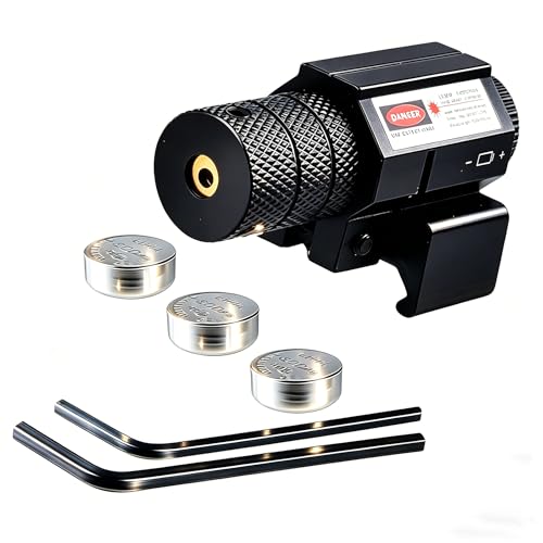CTOPTIC Red Laser Beam Dot Sight Scope Rifles Pistols Lazer Laser Handguns Picatinny Mount