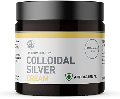 New & Improved Formula - Nature's Greatest Secret All Natural Antibacterial Cream with 81% Premium Quality Colloidal Silver 100g