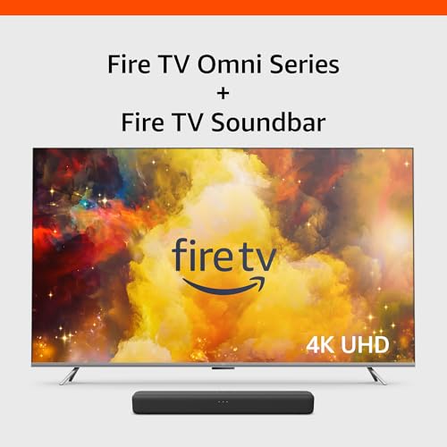 Image of Amazon Fire TV 65 inch Omni Series with Fire TV Soundbar