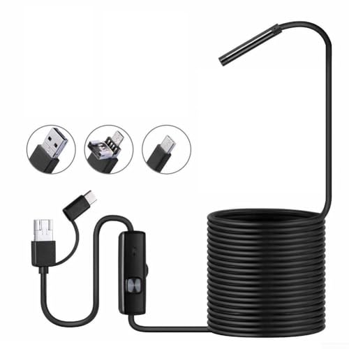 Cámara subacuática para tuberías A-10M con lente de 5.5 mm compatible con Android 4