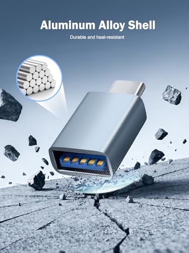Image of Lemorele High Speed Active USB to Type C Connector - Premium USB C to A Fale OTG Connector for Fast Charging and Data Sync, Compatible with Laptops, Tablets, and Smartphones