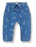  United Colors of Benetton Pantalone 48AEAF004, BLU 60K, 82 para Bebés