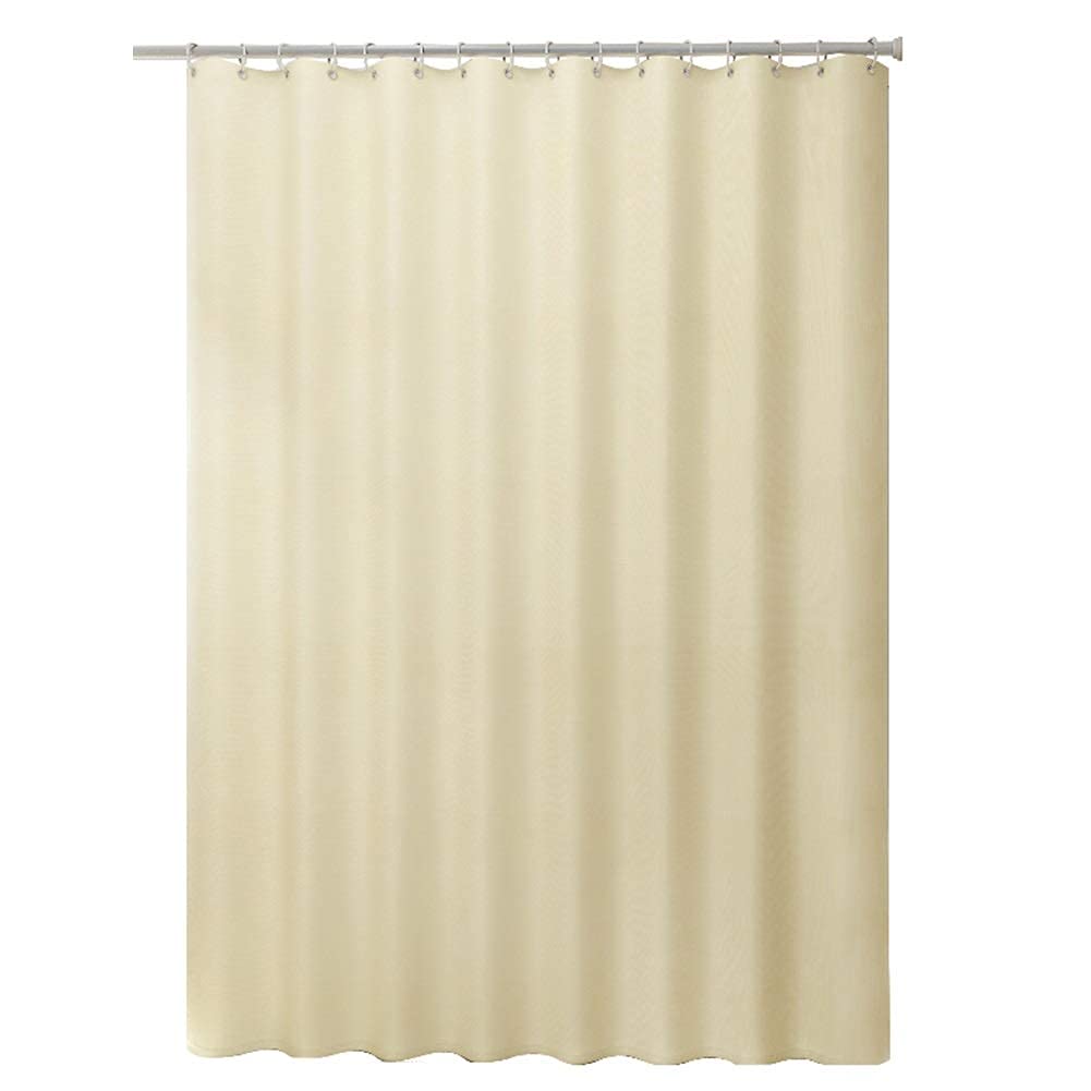 Rideau de Bain Long avec Rideau de Douche Rideau de Bain imperméable Anti-moisissure et antibactérien pour Salle de Bain Comprend des Anneaux de Rideau Blancs Rideau de Douche en t