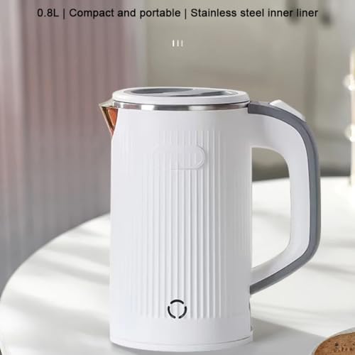 Tetera eléctrica portátil 0.8L acero inoxidable 600W miniatura 3