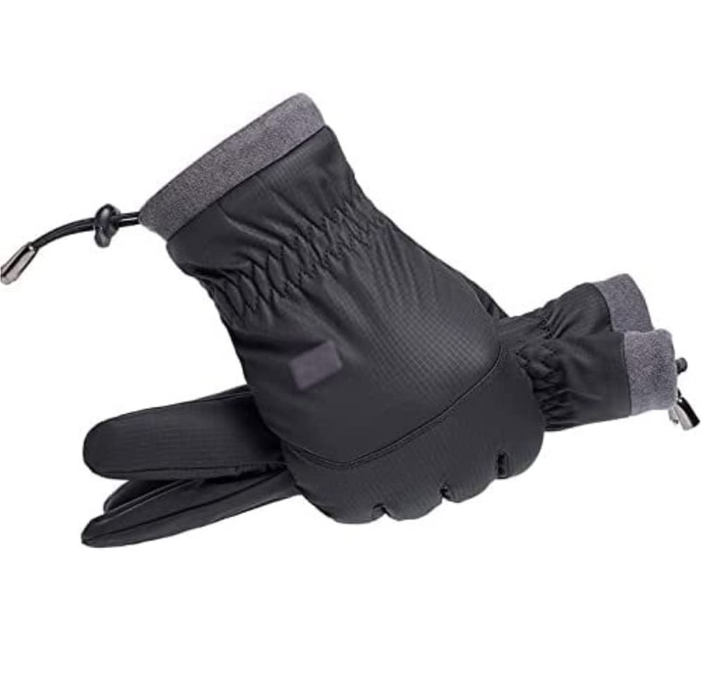 Guantes Ciclismo Deporte Guantes De Esquí Cálidos Invierno Pantalla Táctil Más Equitación Antideslizantes Terciopelo para Exteriores Acolchados Exteriores