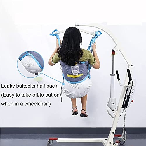Eslinga de transferencia de pacientes para elevador y cómoda, cinturón de elevación ajustable para ayuda de movilidad de cama a silla de ruedas, arnés de poliéster duradero para asistencia segura en