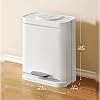 JOYBOS 15.9L Trash Can with Lid and Hands-Free Pedal