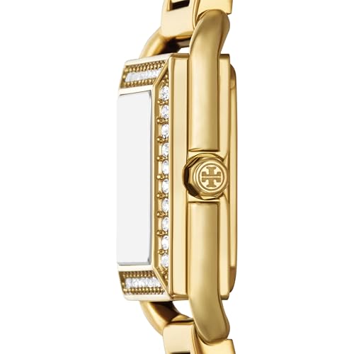 Tory Burch Women's Small Kira Gold-Tone Stainless Steel Watch (Model: TBW6028) by Tory Burch - Used condition - Image 3
