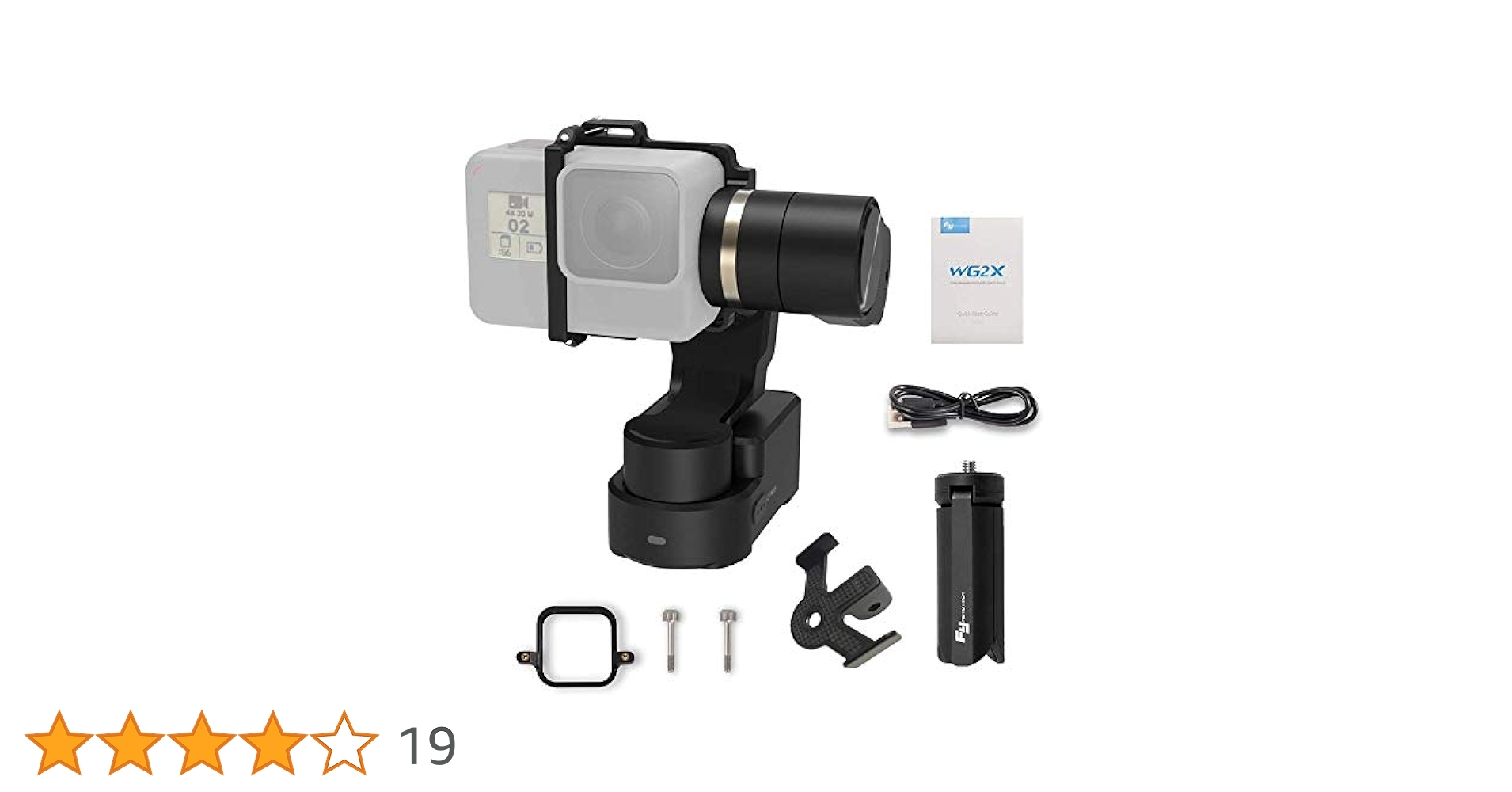 Feiyutech WG2X アクションカムジンバル Amazon | Feiyu Tech WG2x ウェアラブル 3軸 ジンバル