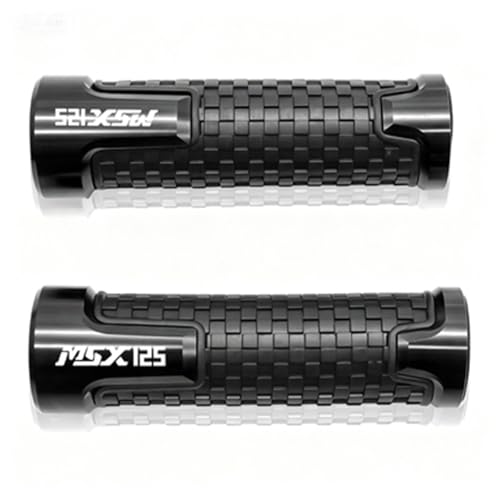 Poignées de guidon grip moto h-onda msx125 grom 2014-2017 accessoires nero