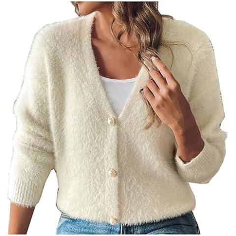 Cardigan femme boutons de perles Cover