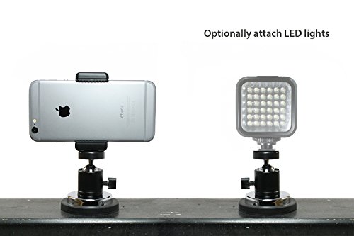Livestream Gear - Rubber Coated Magnetic Phone Mount W/Ball Head For Sport Camera, Dlsr, And Regular Size Phones. Great For Video, Pictures, Livestreaming, Or Wod. (Phone Xl Magnet) #TOP3