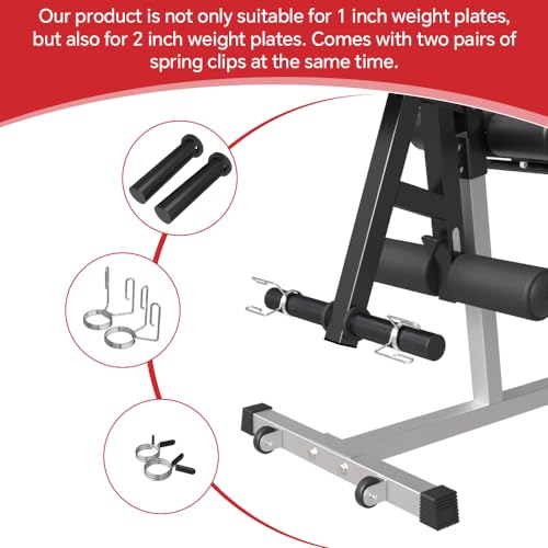 Image of Leg Extension and Leg Curl Machine,Seated Leg Extension and Lying Curl Machine for Home Gym,Leg Press Bench Fit for Both 1'' and 2'' Weight Plates
