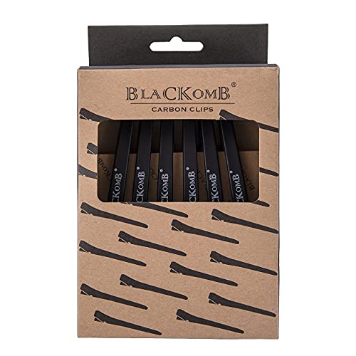 Ponik's Straight Carbon Hair Clips, Hair Clips, Hair Clips, Hair Clips for Hairdressers, Hair Clips, Hair Cutting, Pack of 6 - Image 4