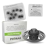 Phonak Open 4.0 Dome Large (0.43 inch=11mm) 10 Domes, Genuine OEM Switzerland Replacement by Sonova, Hearing Aid Domes for Phonak Audeo Marvel Paradise Lumity Accessories -1 Pack/10 Domes Total