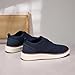 Mens Casual Loafers Shoes Oxfords Business Dress Sneakers Mesh Breathable Lace-Up Walking Shoes Soft Sole Comfortable Lightweight Tennis Running Work Sneakers Fashion Loafers Navy