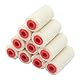 ProDec 10er-Pack 50-mm-Mikro-Farbroller aus Glanzflor-Mohair für eine glatte Oberfläche mit Glanz- und Satinfarben auf Fußleisten, Fensterbänken, Paneeltüren, Schränken, Metall und mehr