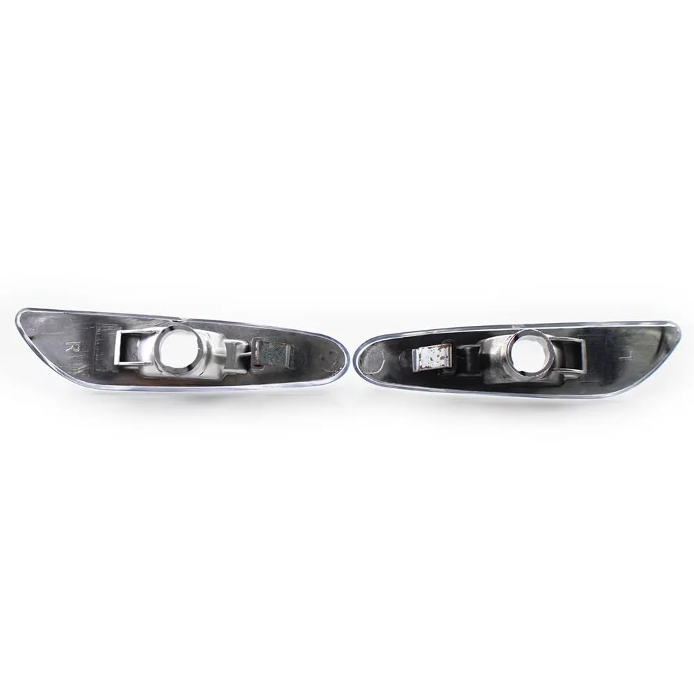 Intermitente Espejo Lateral 2 Uds Claro Indicador Lateral Coche Luz Señal Giro Cubierta Carcasa Lámpara Para BMW E46 3 Serie 4DR Sedan Wagon 2002-2005 Indicador Led Luces