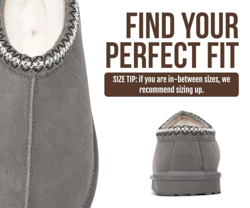 Image of Project Cloud Mens Slippers Genuine Leather Australian Shearling Slippers