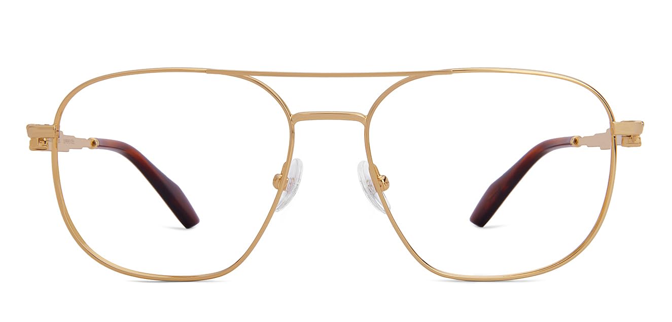 John Jacobs Blu Cut & Antiglare Zero Power Computer Eyeglasses | Urban Elegance | Full Rim Rectangular Shape | For Men & Women | Extra Wide | JJ E17077