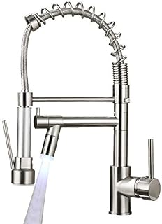 Aimadi Commerical Kitchen Faucet with Sprayer,Single Handle Pull Down Sprayer Kitchen Sink Faucet