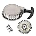 GOOFIT Avviamento a Strappo Minimoto Alluminio sostituzione per 2 Tempi 43cc 47cc 49cc Minicross ATV 40-6 Dirt Bike Bicicletta Scooter Quad Motori Argento