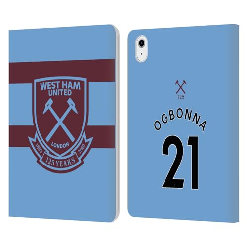 Funda iPad Air 2020/2022 West Ham United Angelo Ogbonna de cuero