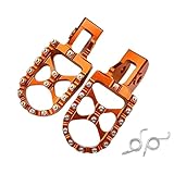 Le pedane per moto sono realizzate in materiale in lega di alluminio, solido e resistente, antiruggine, non facile da rompere, durevole.