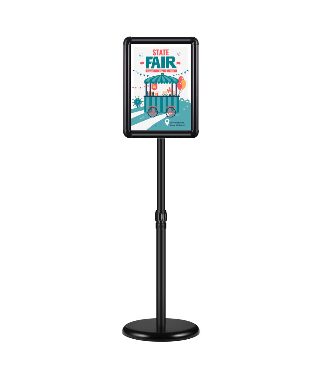Buy 1Pack Adjustable Sign Stand, 8.5 X 11 Inch Heavy Duty Pedestal