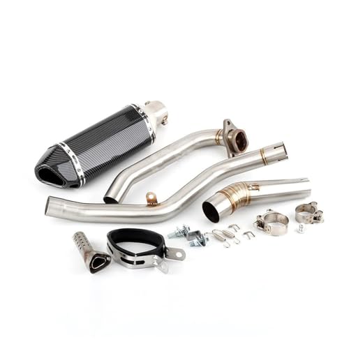 バイクマフラー インテグラ 700 2012 2013 750 DCT 14-20 NC700X NC750X NC700/750S Escape スリップオン オートバイ用エキゾースト ヘッダーリンクパイプ付き エキゾーストパイプ(A)