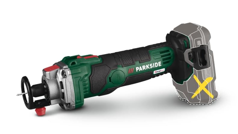 Parkside® - Smerigliatrice rotativa a batteria 20 V PRSA 20-Li A1, senza batteria e caricatore