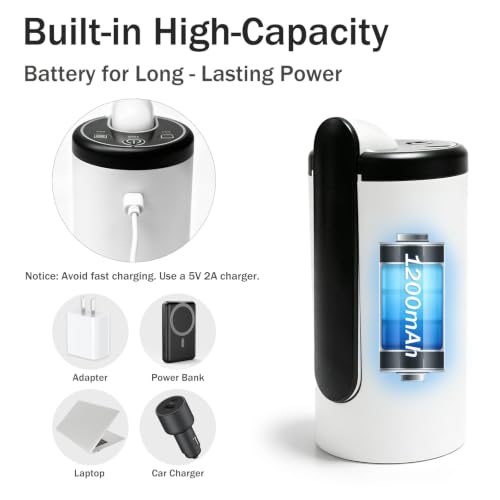 Portable Electric Water Dispenser for 5 Gallon Bottle - image 4