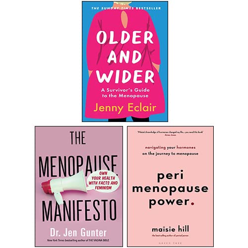 The Menopause Manifesto, Older and Wider, Perimenopause Power 3 Books