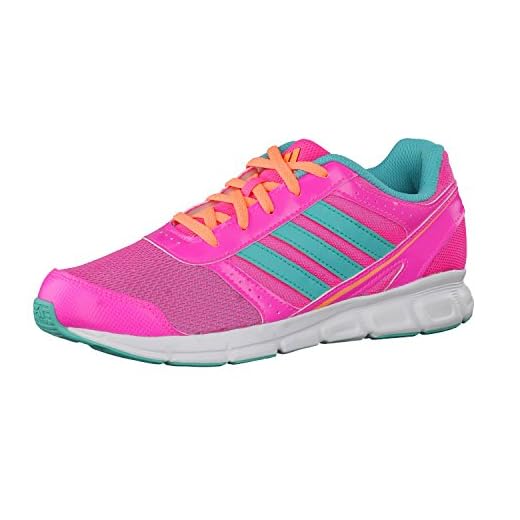 adidas Hyperfast - Zapatillas de Running para niñas, Color Solar Pink/Vivid Mint f14/flash Orange s15, Talla 39.3333333333333