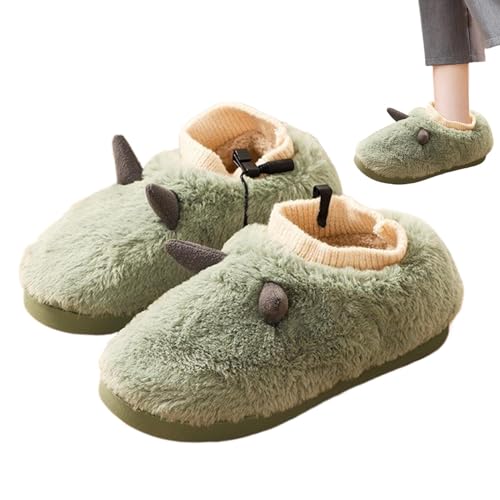 Pantuflas con calefacción USB para mujer en felpa gris
