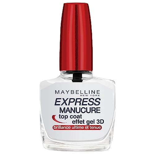 Maybelline New York Vernis à Ongles Tenue & Strong Top Coat Gel